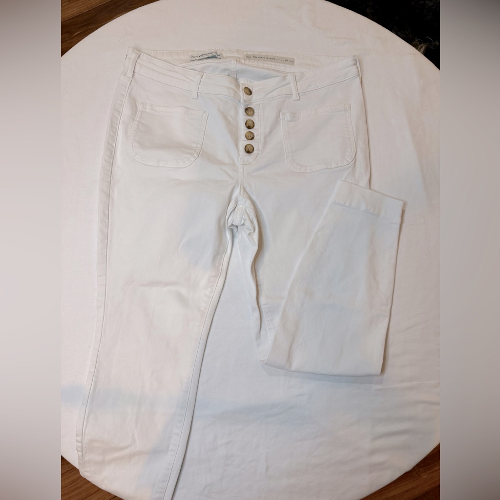 Pilcro High Rise Skinny Denim.